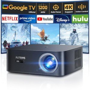 Smart Full HD 1080P Projector with Google TV