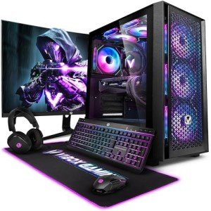 Vibox IV-350 Gaming PC Bundle with Monitor
