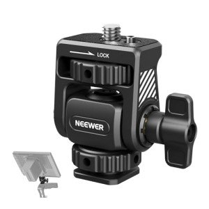 NEEWER 360° Swivel Monitor Mount with Cold Shoe
