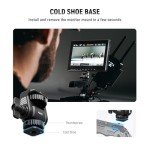 NEEWER 360° Swivel Monitor Mount with Cold Shoe