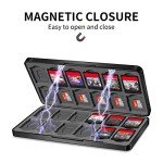 Slim Portable Game Case with 24 Cartridge Slots