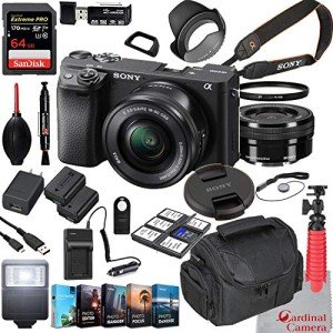 Sony Alpha a6400 Camera Bundle with 16-50mm Lens