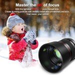 Lightdow 85mm F1.8 Manual Focus Lens for Canon