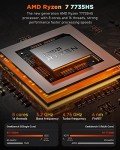 NiPoGi AM08PRO Mini Gaming PC - AMD Ryzen 7