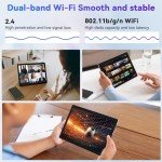 Hakaug 10" 64GB Android Tablet with 4G/5G WiFi