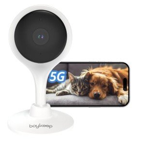 BoyKeep 2K Indoor Security Camera with 2-Way Audio