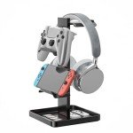 Josmimic Metal Headphone Stand & Game Controller Holder