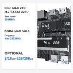 Beelink Mini PC Intel 11th Gen 8GB RAM 128GB SSD
