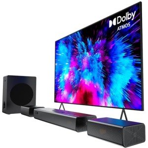 Hiwill 4.1ch Dolby Atmos Soundbar with Subwoofer
