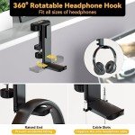 KDD 4-in-1 Desk Cup Holder and Headphone Hook