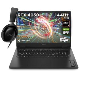 HP Omen 17" Gaming Laptop & HyperX Cloud III Headset Bundle