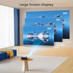 4K Mini Portable Projector with WiFi & Bluetooth