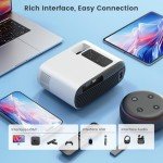 4K Mini Portable Projector with WiFi & Bluetooth