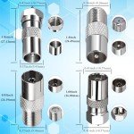 4-Pack F Type to Coax Adapter Kit