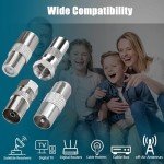 4-Pack F Type to Coax Adapter Kit