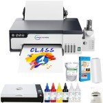 Carbcolords A4 DTF Printer with White Ink System