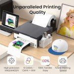 Carbcolords A4 DTF Printer with White Ink System