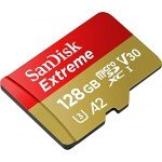 SanDisk Extreme 128GB microSD Card for 4K Video