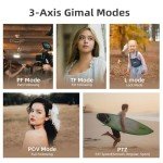 ORDRO M5 5K Vlogging Camera with Gimbal Stabilization