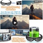 Pudet Luo 4K Action Cam with Polarized Lenses