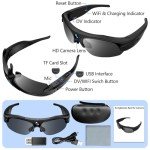 Pudet Luo 4K Action Cam with Polarized Lenses
