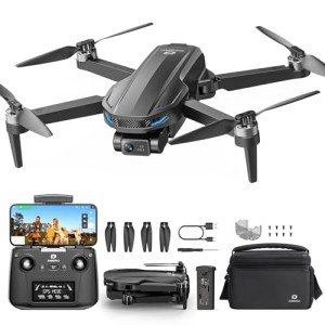 DEERC D65 4K GPS Camera Drone - 26 Min Flight