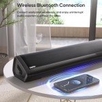 Saiyin 17-Inch Sound Bar with Subwoofer and Bluetooth