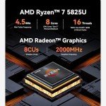Beelink EQR6 Mini PC - AMD Ryzen 7, 24GB RAM