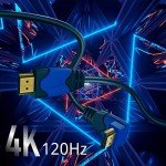 TNP 4K HDMI Right Angle Cable (6FT) 18Gbps