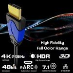 TNP 4K HDMI Right Angle Cable (6FT) 18Gbps