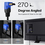 TNP 4K HDMI Right Angle Cable (6FT) 18Gbps