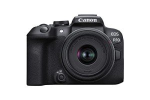 Canon R10 Mirrorless Camera with RF-S 18-45mm Lens