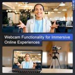 NBD 5K Video Camera with Flip Screen & Zoom