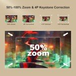 VISULAPEX 4K Projector with WiFi and Bluetooth