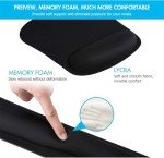 Ergonomic Memory Foam Wrist Rest Set for Gaming