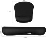 Ergonomic Memory Foam Wrist Rest Set for Gaming