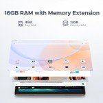 DOOGEE U10 Android 15 Tablet with Keyboard, 10-Inch