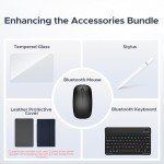 DOOGEE U10 Android 15 Tablet with Keyboard, 10-Inch