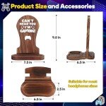 Wooden Headset Stand - Gamer Room Decor