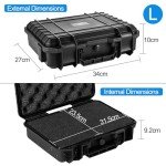 Waterproof Hard Camera Case with Foam Insert