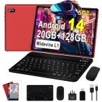 10-Inch Android Tablet with Keyboard & Mouse