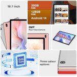 10-Inch Android Tablet with Keyboard & Mouse