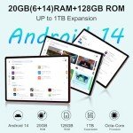 10-Inch Android Tablet with Keyboard & Mouse