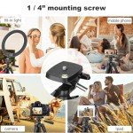 CamboFoto Portable Lightweight Tripod with Phone Holder