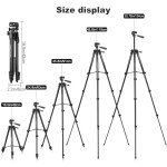 CamboFoto Portable Lightweight Tripod with Phone Holder