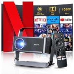 Polocsh 4K Mini Projector with WiFi 6 & Bluetooth