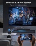 Polocsh 4K Mini Projector with WiFi 6 & Bluetooth