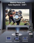Polocsh 4K Mini Projector with WiFi 6 & Bluetooth