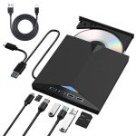 7-in-1 Portable Blu-ray and DVD Burner