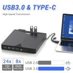7-in-1 Portable Blu-ray and DVD Burner